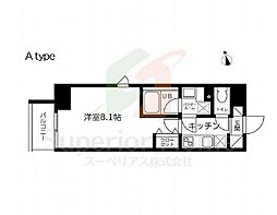 都営大江戸線 新御徒町駅 徒歩5分の賃貸マンション 10階1Kの間取り