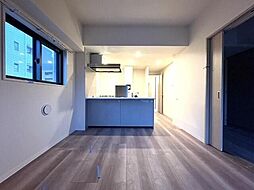 都営大江戸線 牛込柳町駅 徒歩5分の賃貸マンション 13階2LDKのリビング/ダイニング