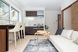 都営大江戸線 若松河田駅 徒歩6分の賃貸マンション 1階1LDKのリビング/ダイニング