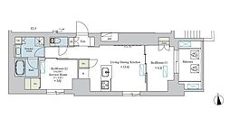 つくばエクスプレス 浅草駅 徒歩1分の賃貸マンション 7階1SLDKの間取り