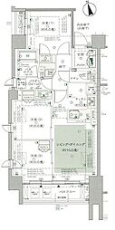 東京メトロ東西線 早稲田駅 徒歩10分の賃貸マンション 12階3LDKの間取り