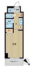 HF東神田レジデンス 1Kの間取図画像