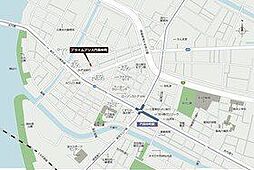 プライムブリス門前仲町 1DKの間取図画像