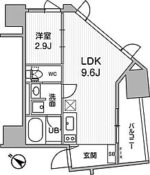 nidoSUGAMO 1LDKの間取図画像