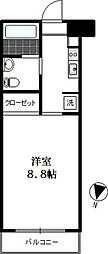GRANDFORCE高円寺 1Kの間取図画像