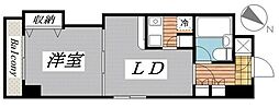 ラ・レジダンス・ド・白金台 1LDKの間取図画像