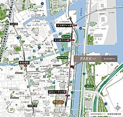 パークアクシス品川天王洲アイル 1LDKの間取図画像