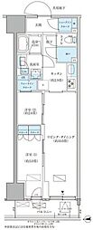 パークアクシス品川天王洲アイル 2LDKの間取図画像