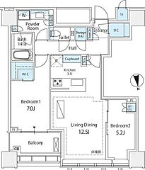物件の間取り