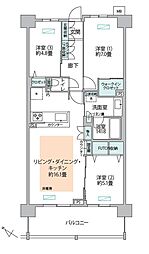間取図画像 3LDK