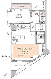 ライオンズシティ学芸大学 1LDKの間取図画像