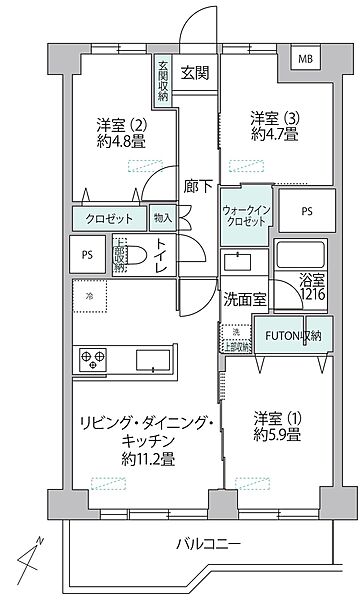 間取り：313004911277