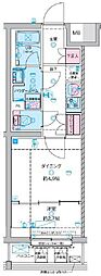 GENOVIA竹ノ塚 1DKの間取図画像