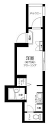 アルシオーネ町屋 1Kの間取図画像