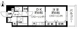 サニーコート東綾瀬 1DKの間取図画像