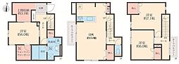 仮)八潮市大原アパート 3LDKの間取図画像
