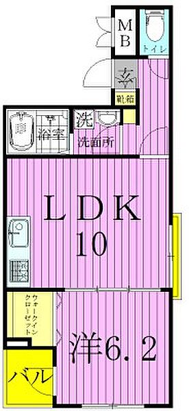 メゾン・ド・フレール 102｜東京都足立区足立４丁目(賃貸マンション1LDK・1階・40.64㎡)の写真 その2