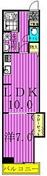 エムズグレイス7 3階1LDKの間取り