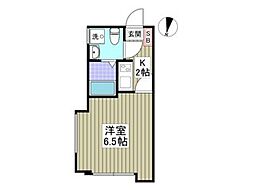 興野2丁目新築アパート 2階1Kの間取り