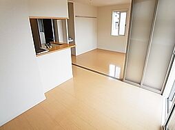 外河原コーポC 3階2DKのリビング/ダイニング