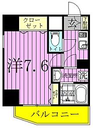 LEXE　東京　East id 7階1Kの間取り