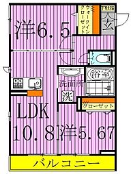 パレドールモア 2階