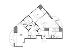 PRIMEURBANSENJU 2LDKの間取図画像