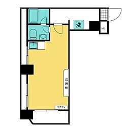 セザール北千住 ワンルームの間取図画像