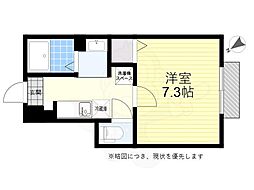 アーバンハイム・K 1階1Kの間取り