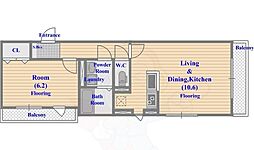 パルコート芦花2 3階/-