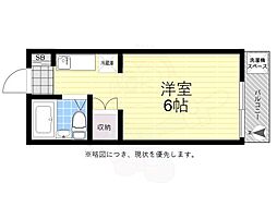 コート上北沢 ワンルームの間取図画像
