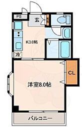 芦花ステーションプラザ 1Kの間取図画像