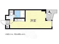 グレース成城 ワンルームの間取図画像