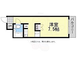 ザ・インペリアル ワンルームの間取図画像