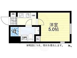 GRANDVILL南烏山 1Kの間取図画像