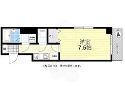 ガーラプレイス八幡山壱番館 1Kの間取図画像