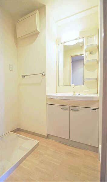 画像19:独立洗面所には洗濯機置き場もあります。