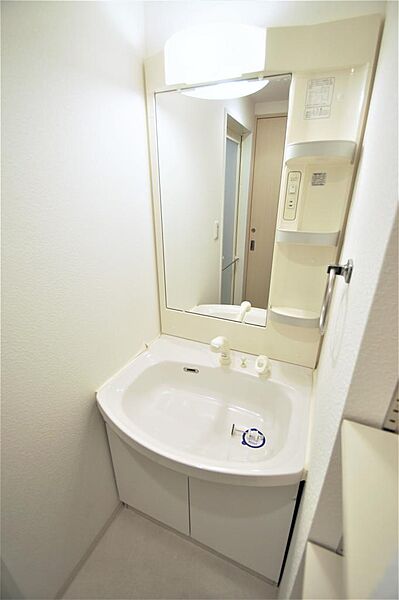 画像18:人気のシャワー付き洗面化粧台です。身だしなみを整える際に便利です。