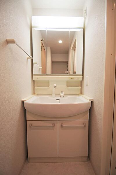 画像19:人気のシャワー付き洗面化粧台があり、身だしなみを整える際に便利です。