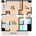 フェリース4階7.7万円