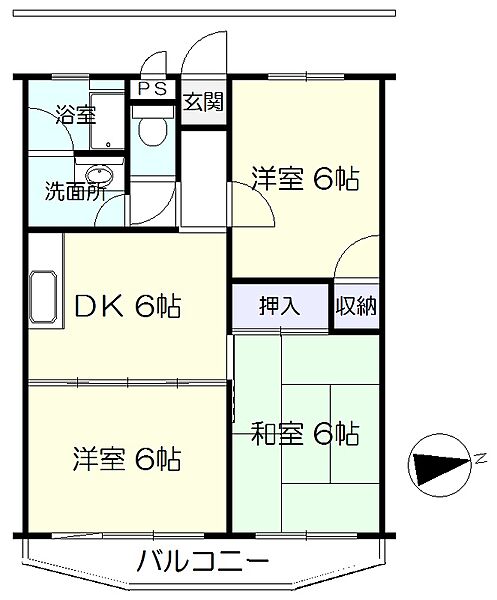 同じ建物の物件間取り写真 - ID:211045052544