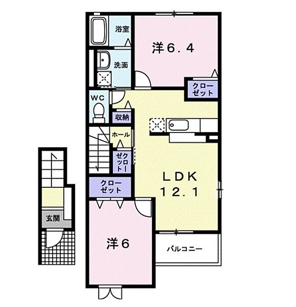 同じ建物の物件間取り写真 - ID:208009262129