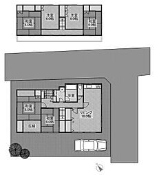 土浦市乙戸　中古戸建 6LDKの間取り