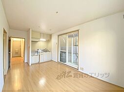 京都市営烏丸線 北山駅 徒歩16分の賃貸アパート 2階2DKのリビング/ダイニング