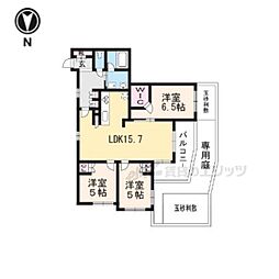 間取図画像 3LDK