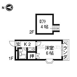 AXIS1M&I 1Kの間取図画像