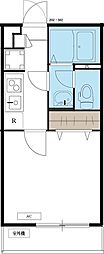 リブリ・溝ノ口 1Kの間取図画像