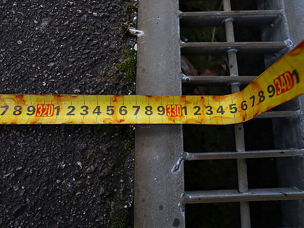 道路幅330.7cm(側溝含まない)