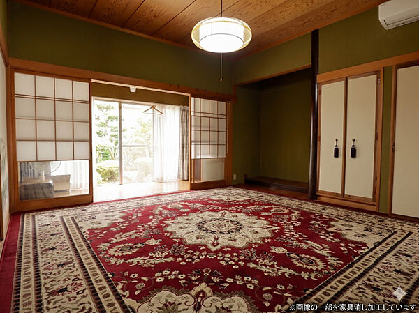 和室※画像の一部を家具消し加工しています