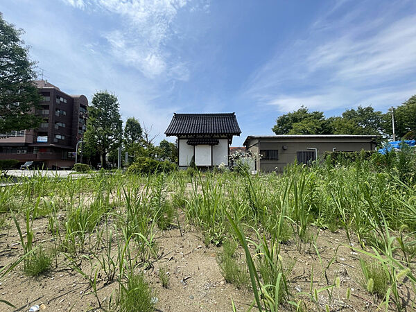 敷地内から見る西側景観